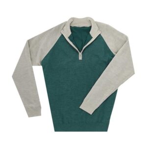 Men's MERINO Wind Block Raglan Sleeve Half-Zip Sweater