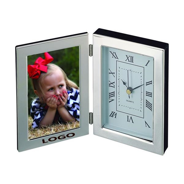 Silhouette Style Hinged Clock and Frame